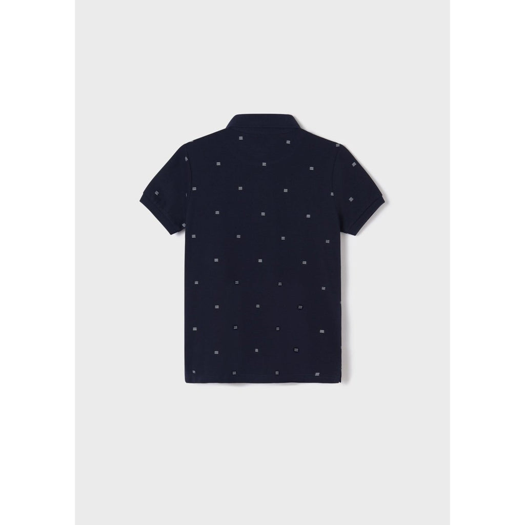 Nukutavake Short Sleeve Polo w/Wave Pattern _Navy 6108 - 15 - NorthBoys