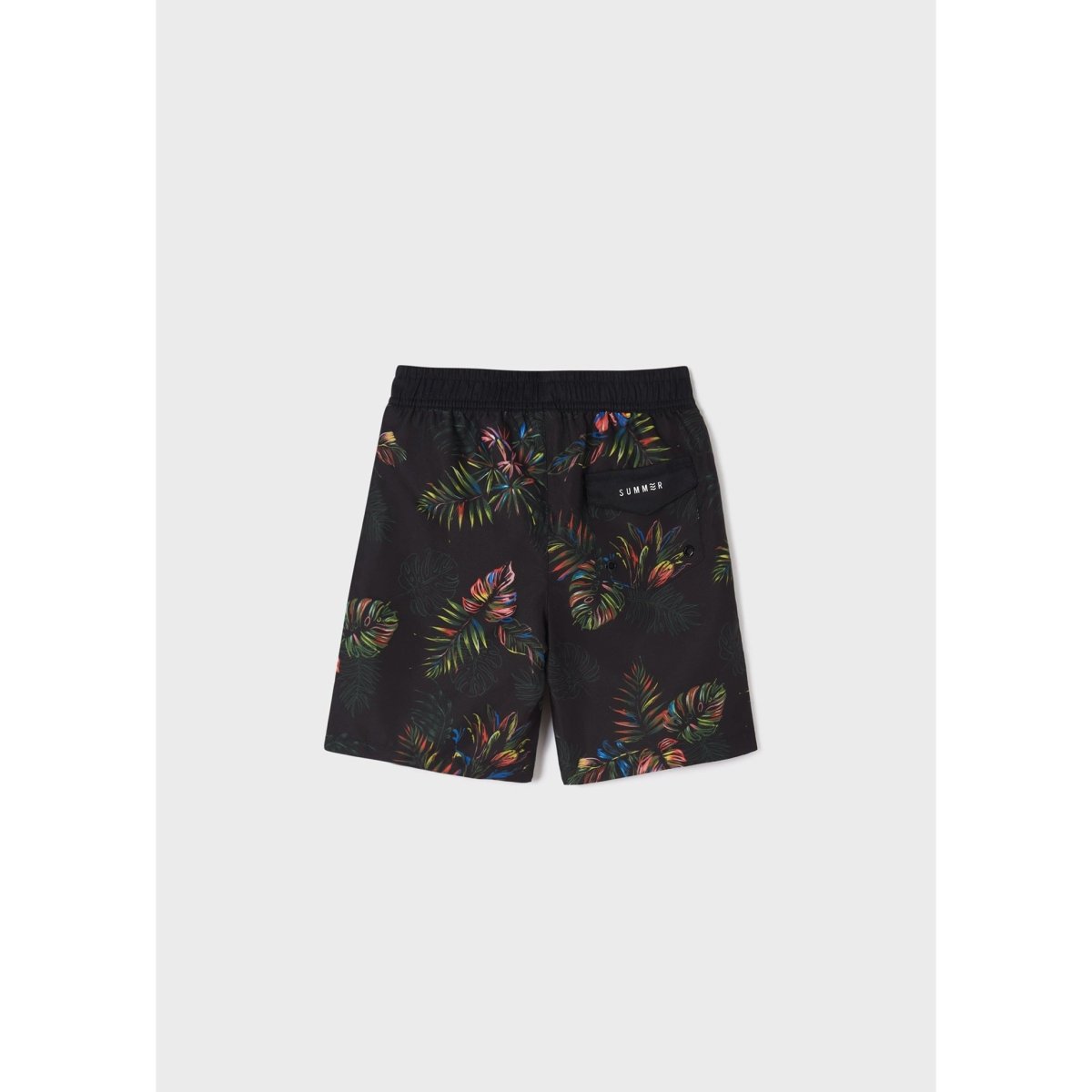 Nukutavake Tropic Print Swim Shorts _Black 6647 - 10 - NorthBoys