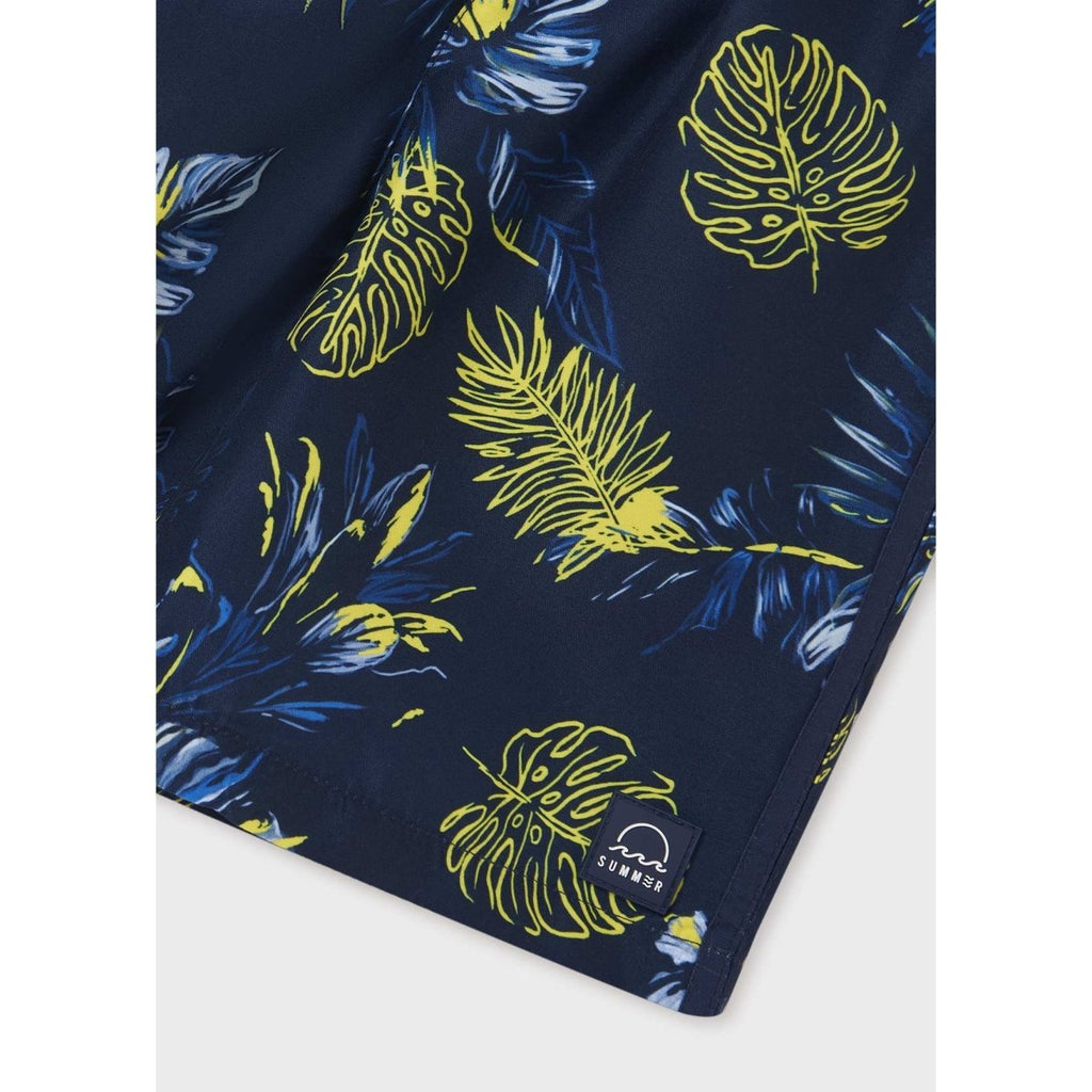 Nukutavake Tropic Print Swim Shorts _Navy 6647 - 11 - NorthBoys