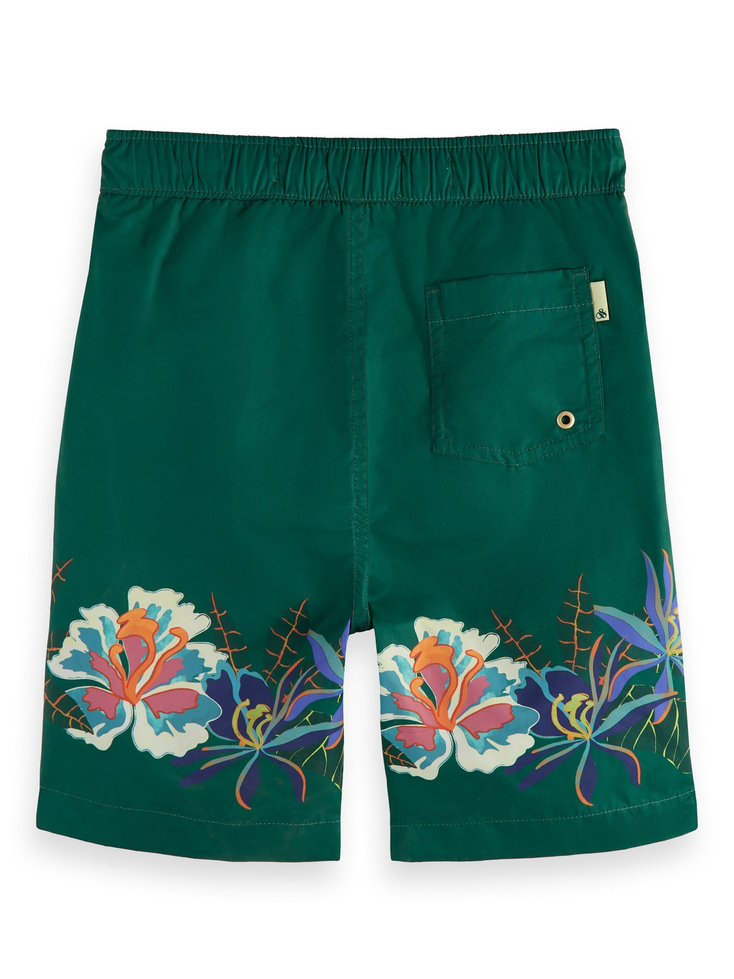 Scotch & Soda Boys Board Shorts _Green 172265-5429