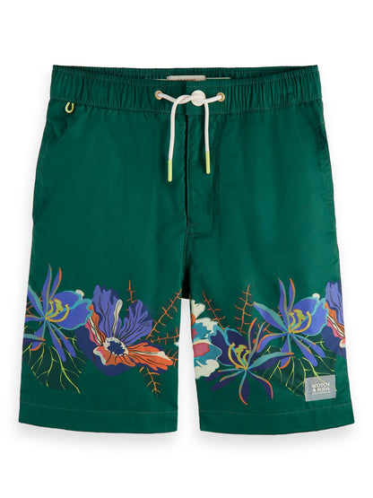 Scotch & Soda Boys Board Shorts _Green 172265-5429