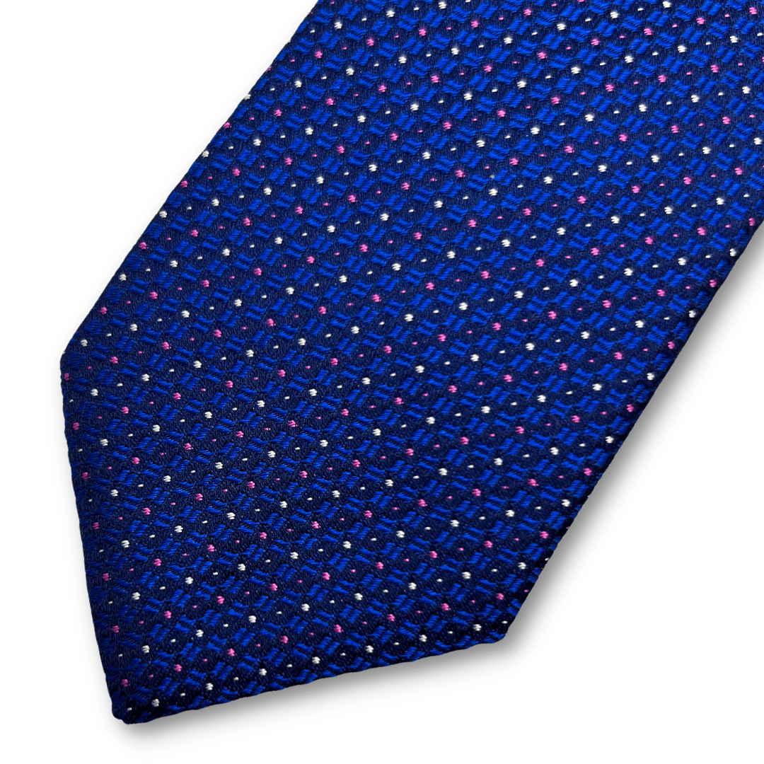Paul Lawrence Boys Italian Silk Tie _Dark Blue 108 - 1 - NorthBoys
