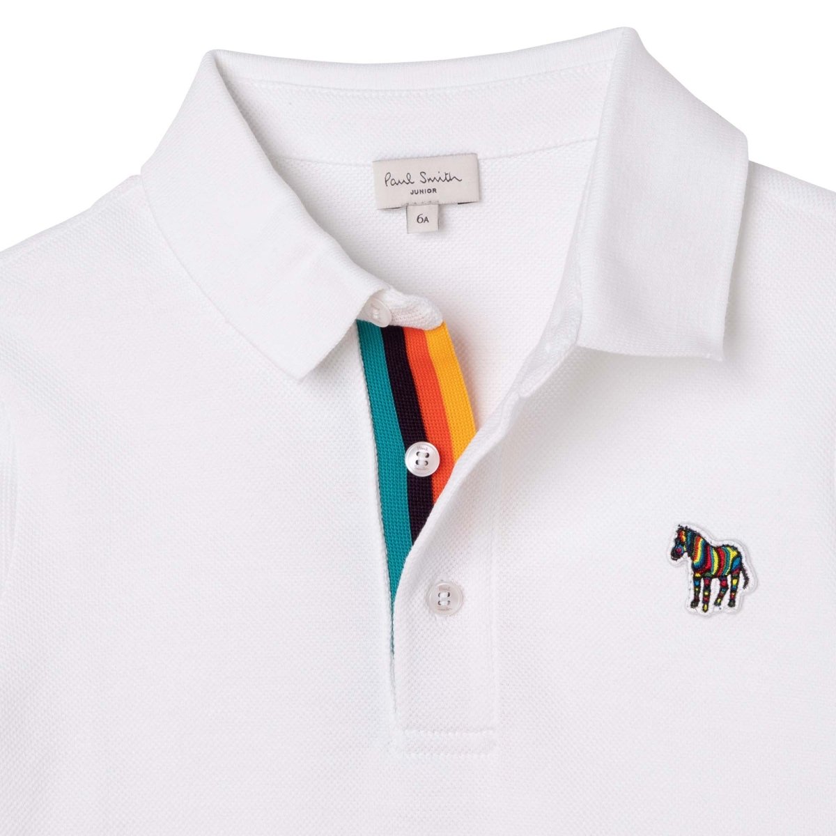 Paul Smith Jr Boys s/s Polo_White P25702 - NorthBoys