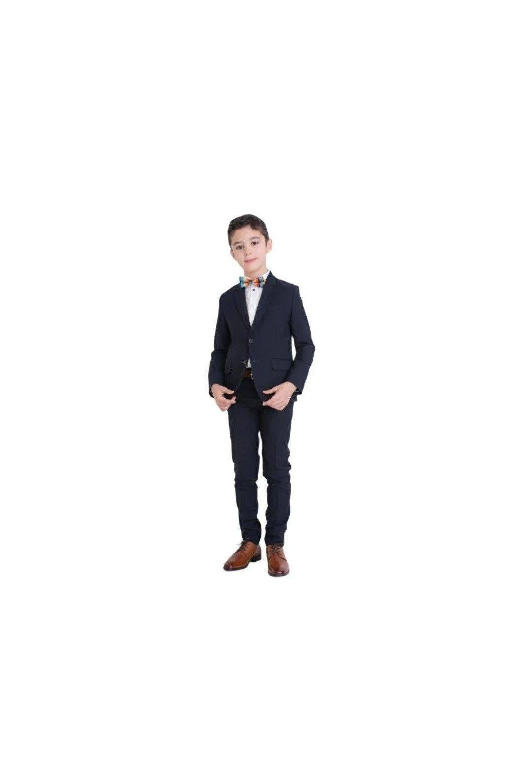 Paul Smith Jr Navy Wool Slim Suit-NorthBoys