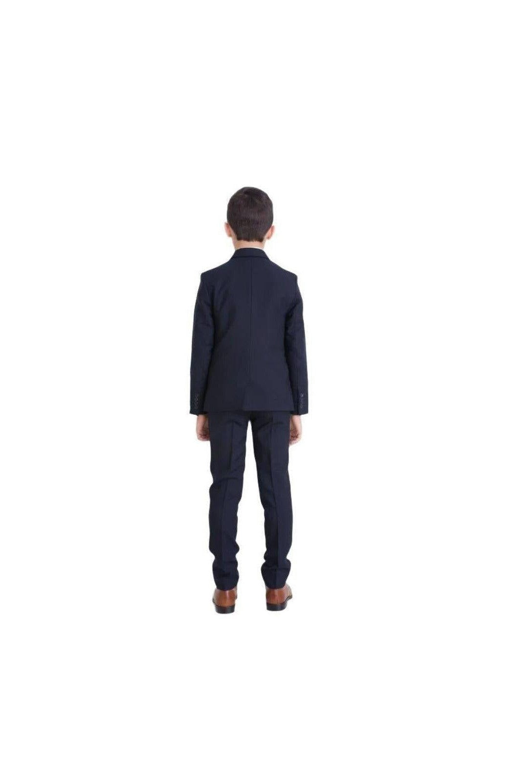 Paul Smith Jr Navy Wool Slim Suit-NorthBoys