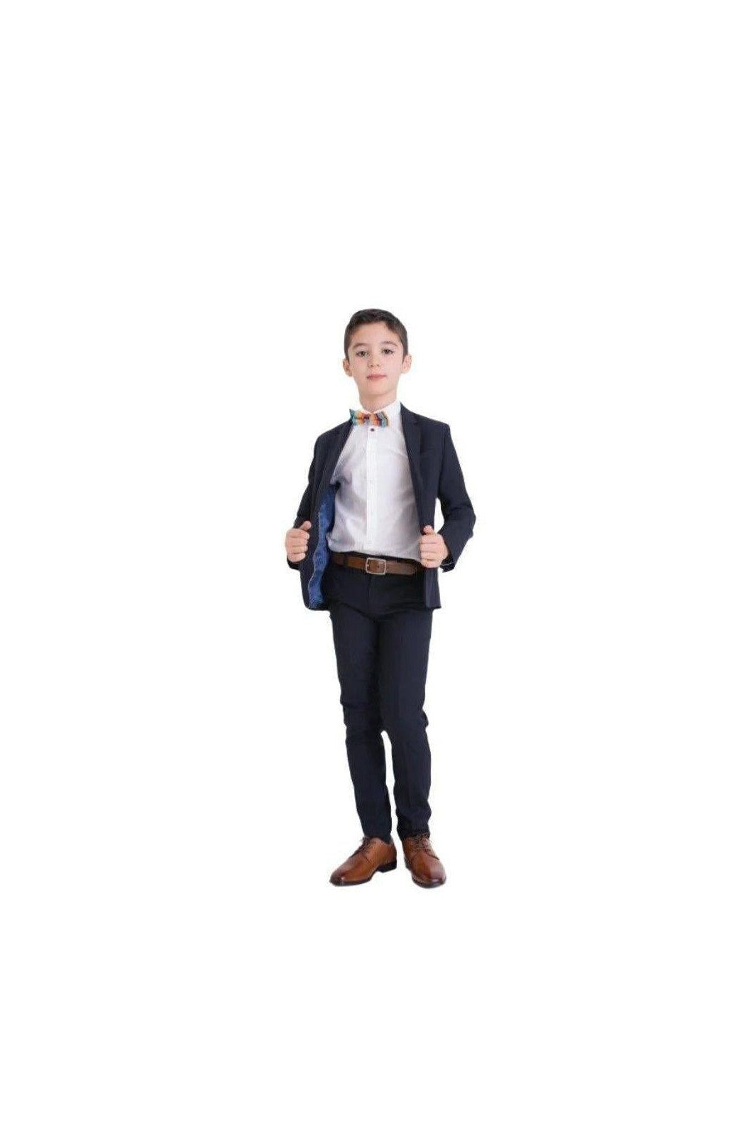 Paul Smith Jr Navy Wool Slim Suit-NorthBoys