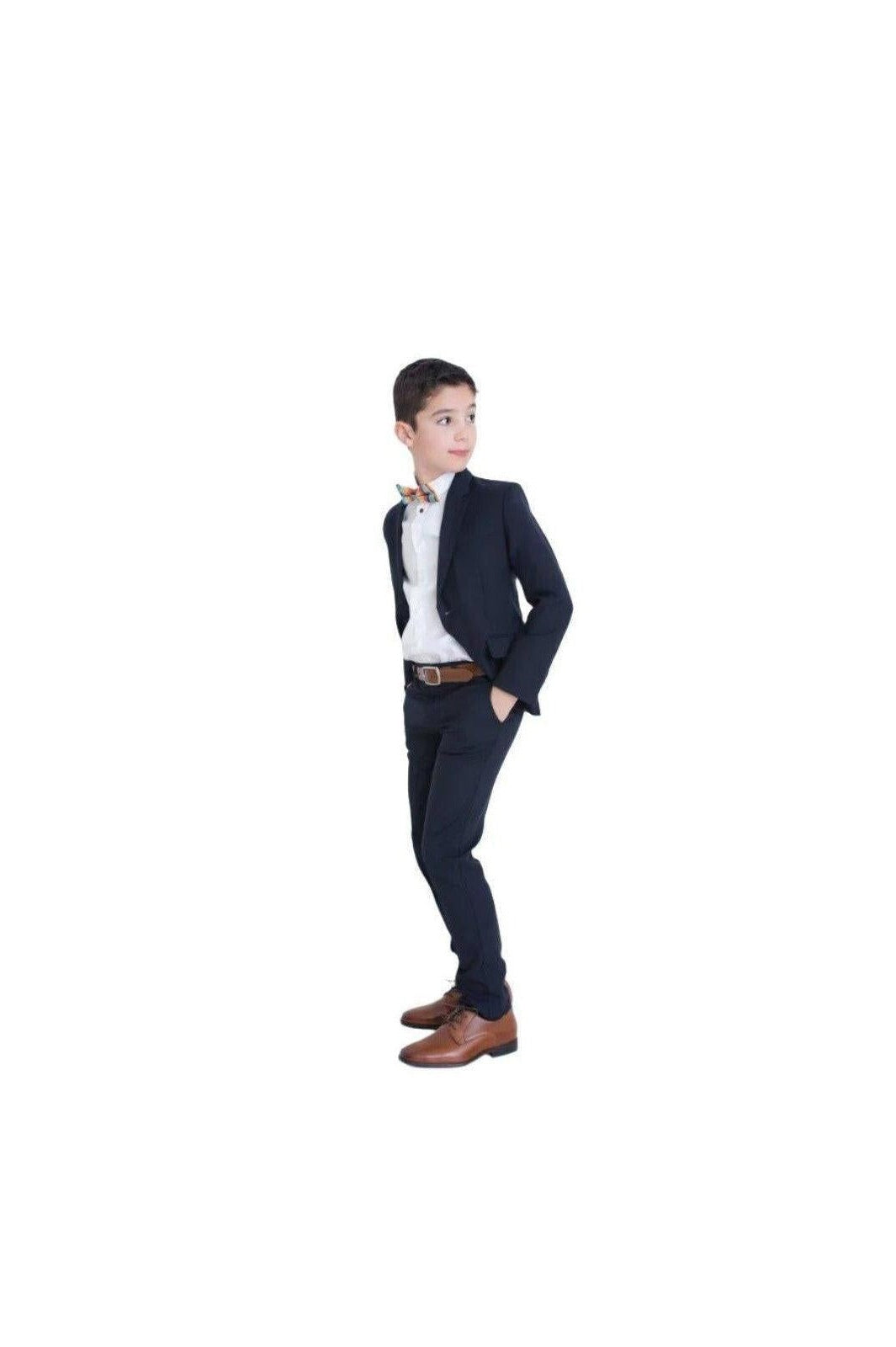Paul Smith Jr Navy Wool Slim Suit-NorthBoys