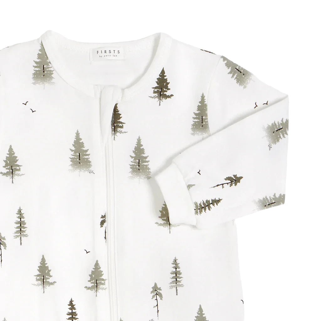 Petit Lem Baby Conifer Print Sleeper _Off White 22FRG24017 - 101 - NorthBoys