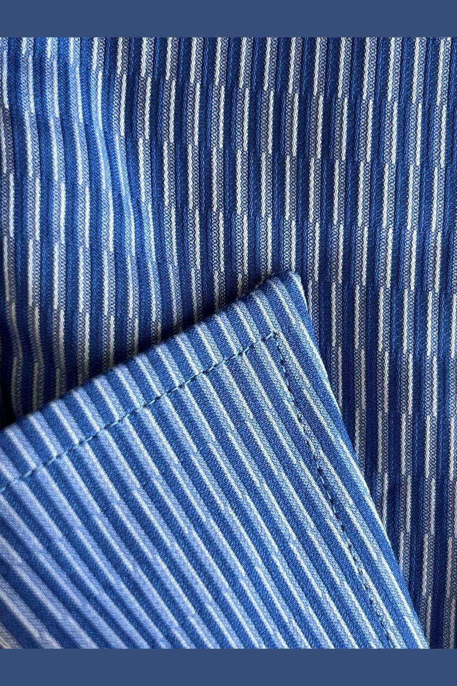 PinoPorte Boys Blue Striped Cotton Dress Shirt_ZH001 - NorthBoys