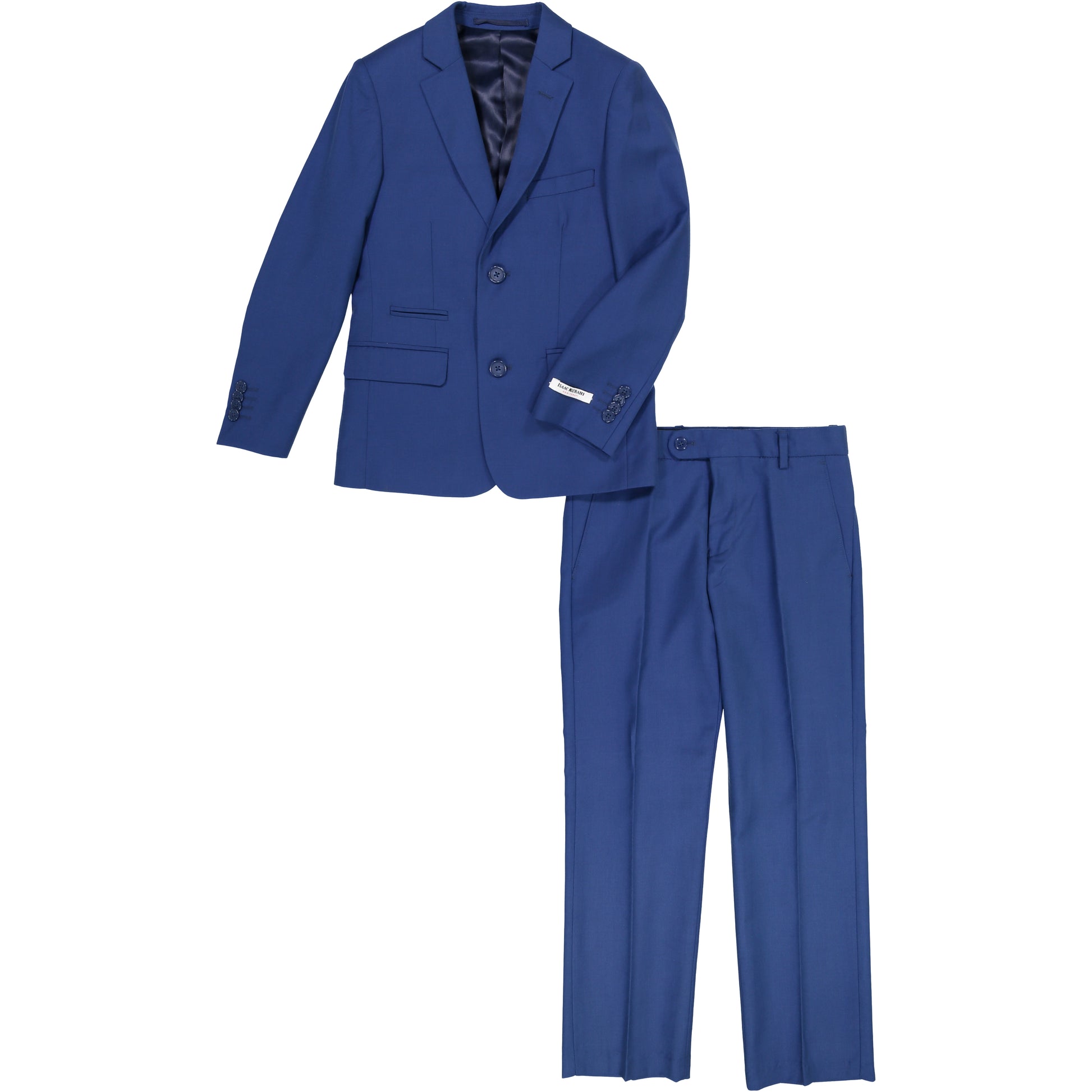 Isaac Mizrahi Boys Slim 2 Piece Suit_Cobalt Blue ST2007 – NorthBoys