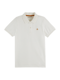 Scotch & Soda Boys Classic S/S Polo _White 167713 - 0001 - NorthBoys