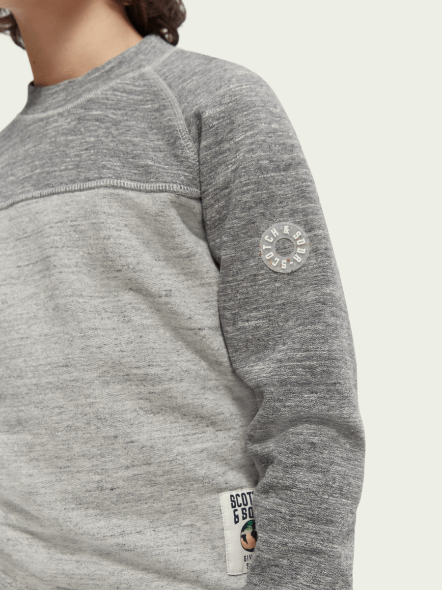 Scotch & Soda Boys Color Blocked Sweatshirt _Grey 167584 - 0606 - NorthBoys