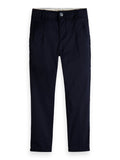 Scotch & Soda Boys Loose Tapered Fit Chino Pants _Blue 171004 - 0002 - NorthBoys