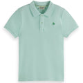 Scotch & Soda Boys Short Sleeve Pique Polo _Mint 170570 - NorthBoys