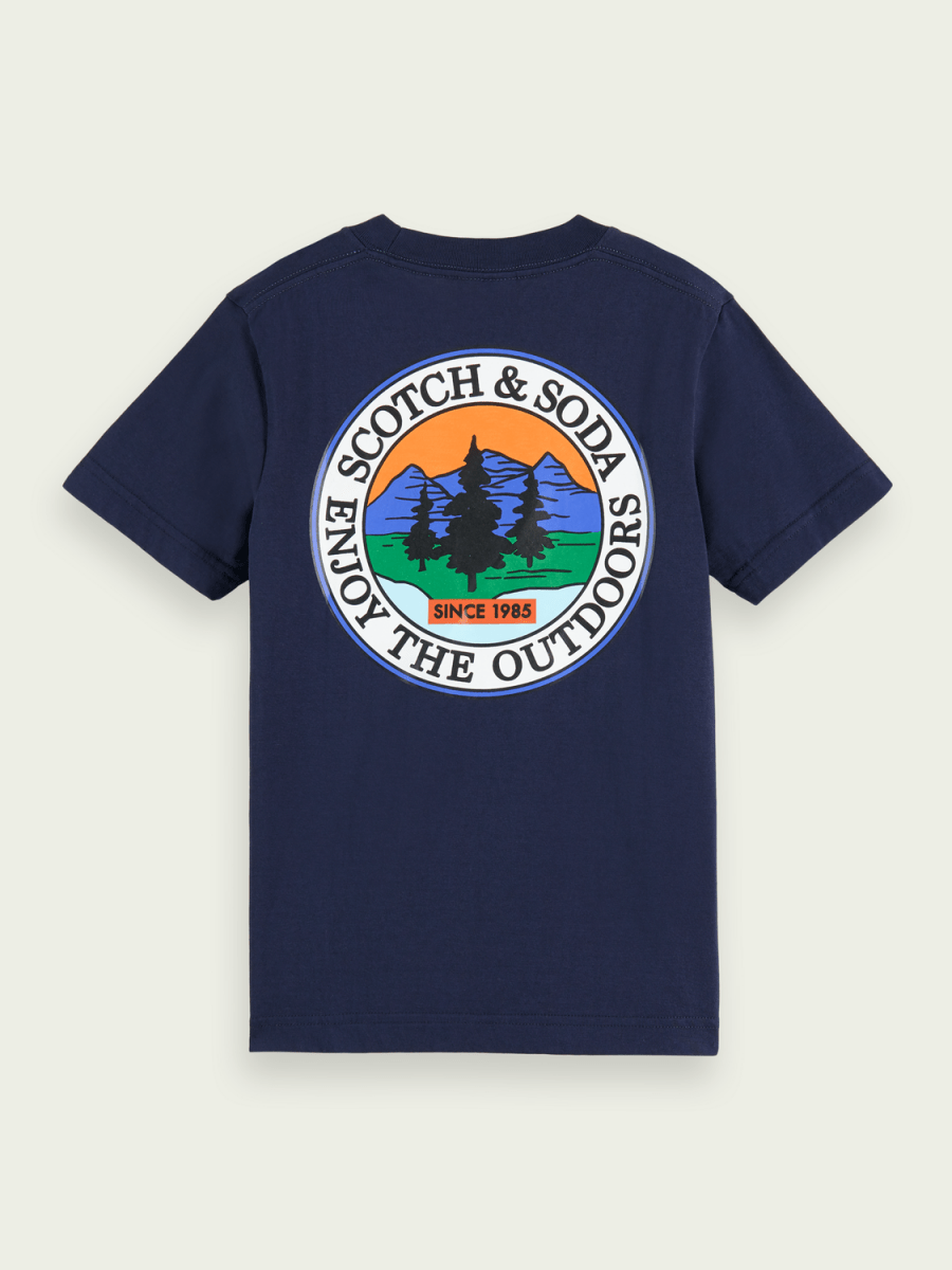 Scotch & Soda Boys T-Shirt w/Graphic _Navy 167678 - 0002 - NorthBoys