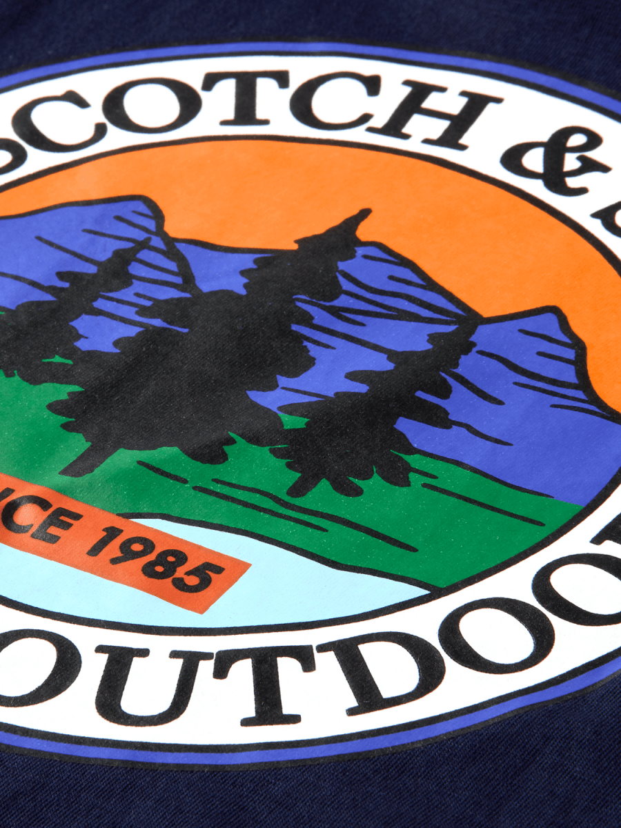 Scotch & Soda Boys T-Shirt w/Graphic _Navy 167678 - 0002 - NorthBoys