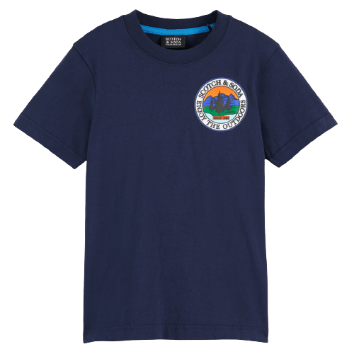 Scotch & Soda Boys T-Shirt w/Graphic _Navy 167678 - 0002 - NorthBoys
