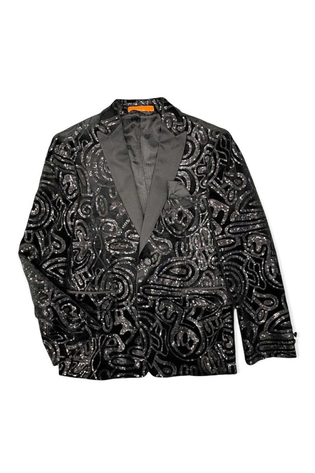 Tallia Boys Black Velvet Knit Sports Jacket-NorthBoys