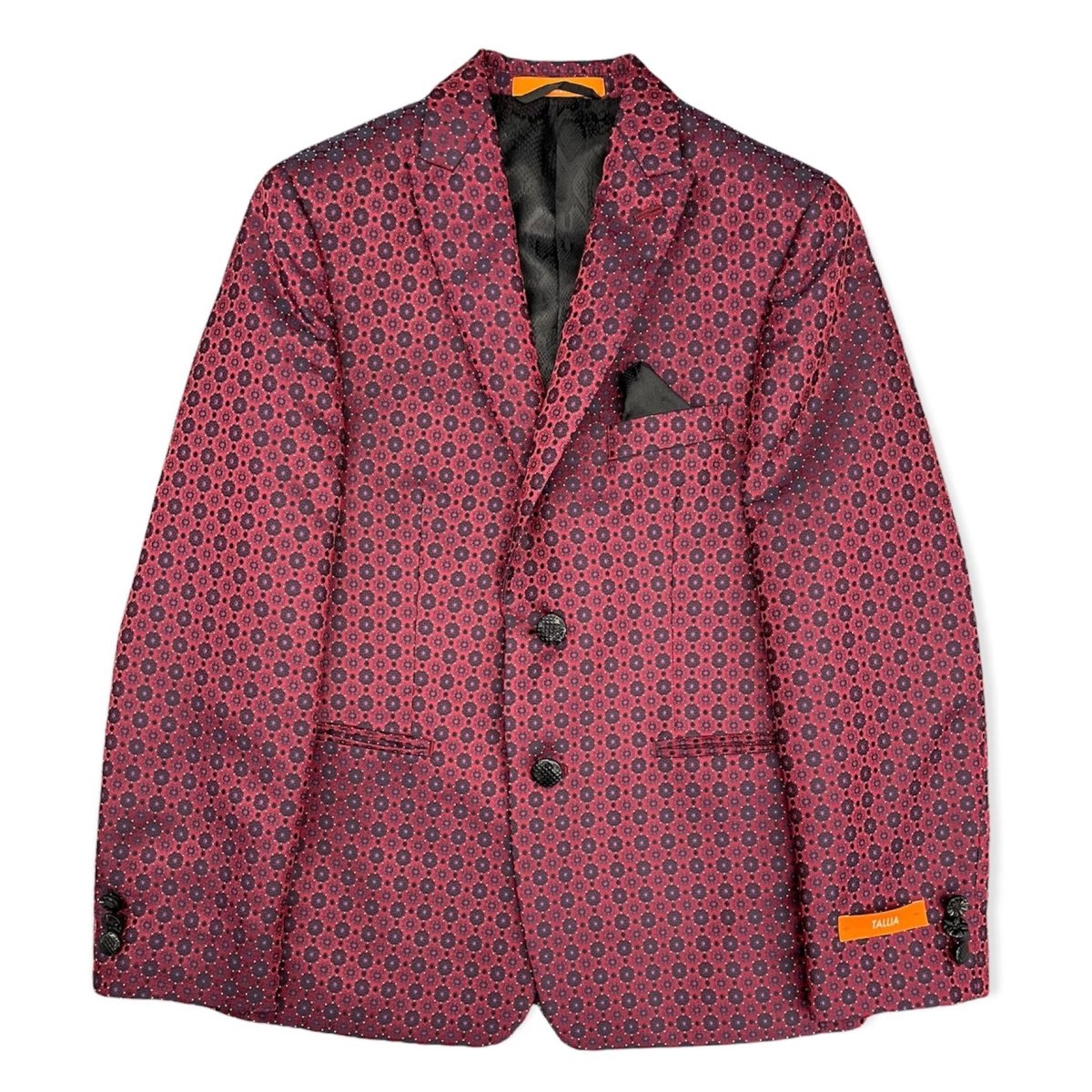 Tallia Boys Burgundy Medallian Sports Jacket U0067 - NorthBoys
