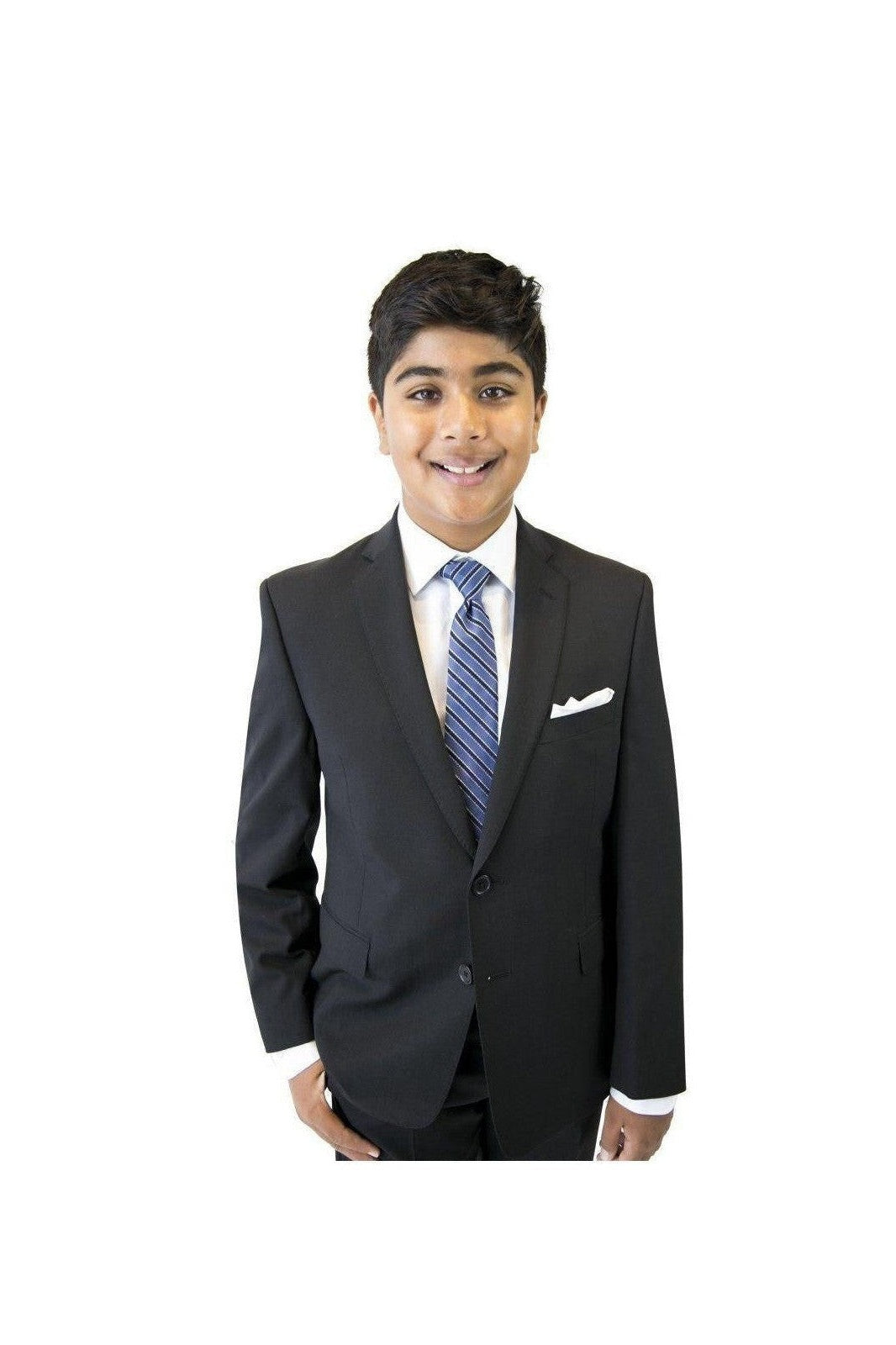 Tallia Boys Husky Navy Wool Suit-NorthBoys
