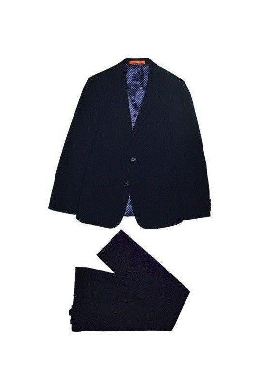 Tallia Boys Husky Navy Wool Suit-NorthBoys