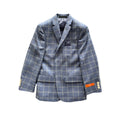 Tallia Boys Light Blue Denim Windowpane Sports Jacket XZ0034 - NorthBoys