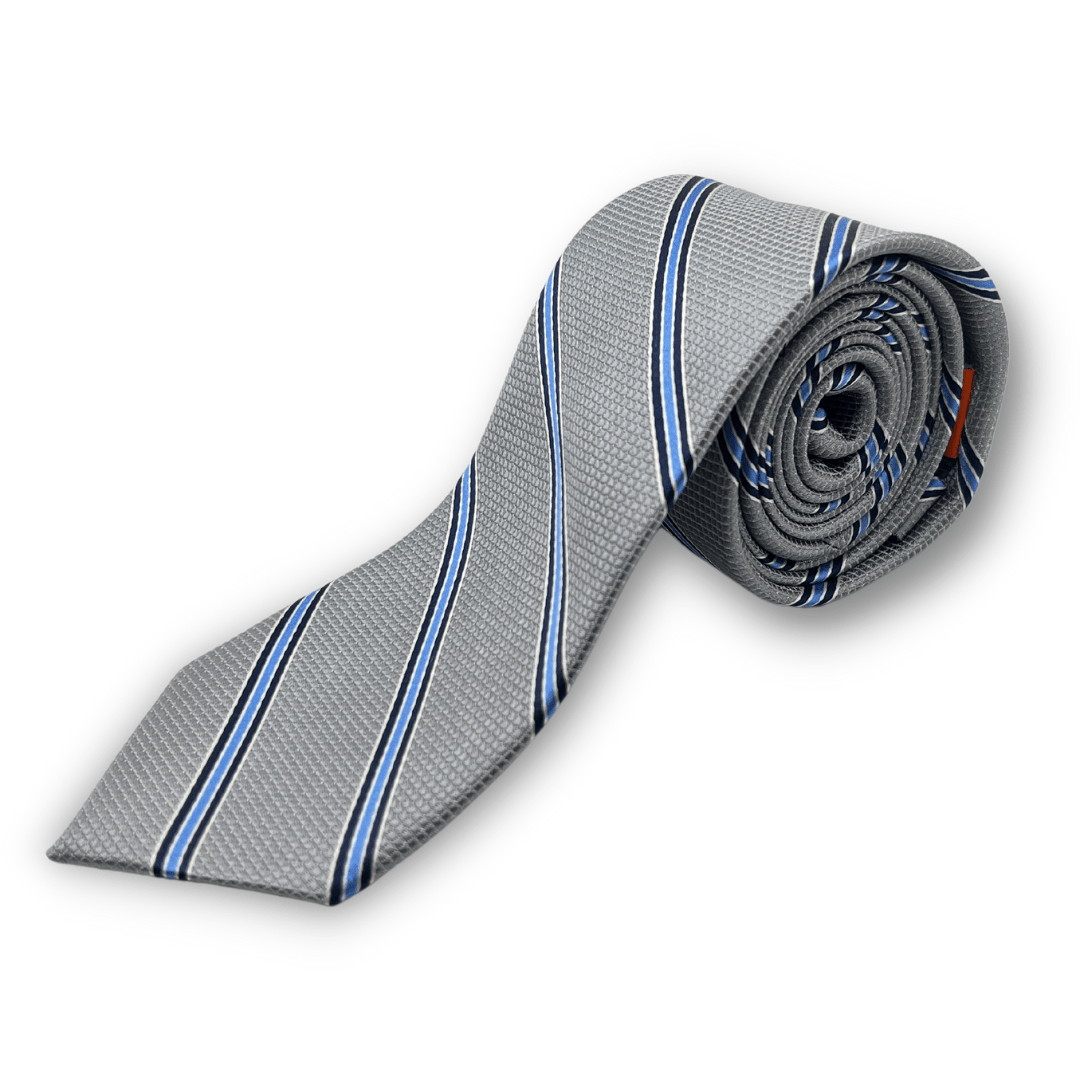 Tallia Boys Tie_Grey/Blue FZ0001 - NorthBoys