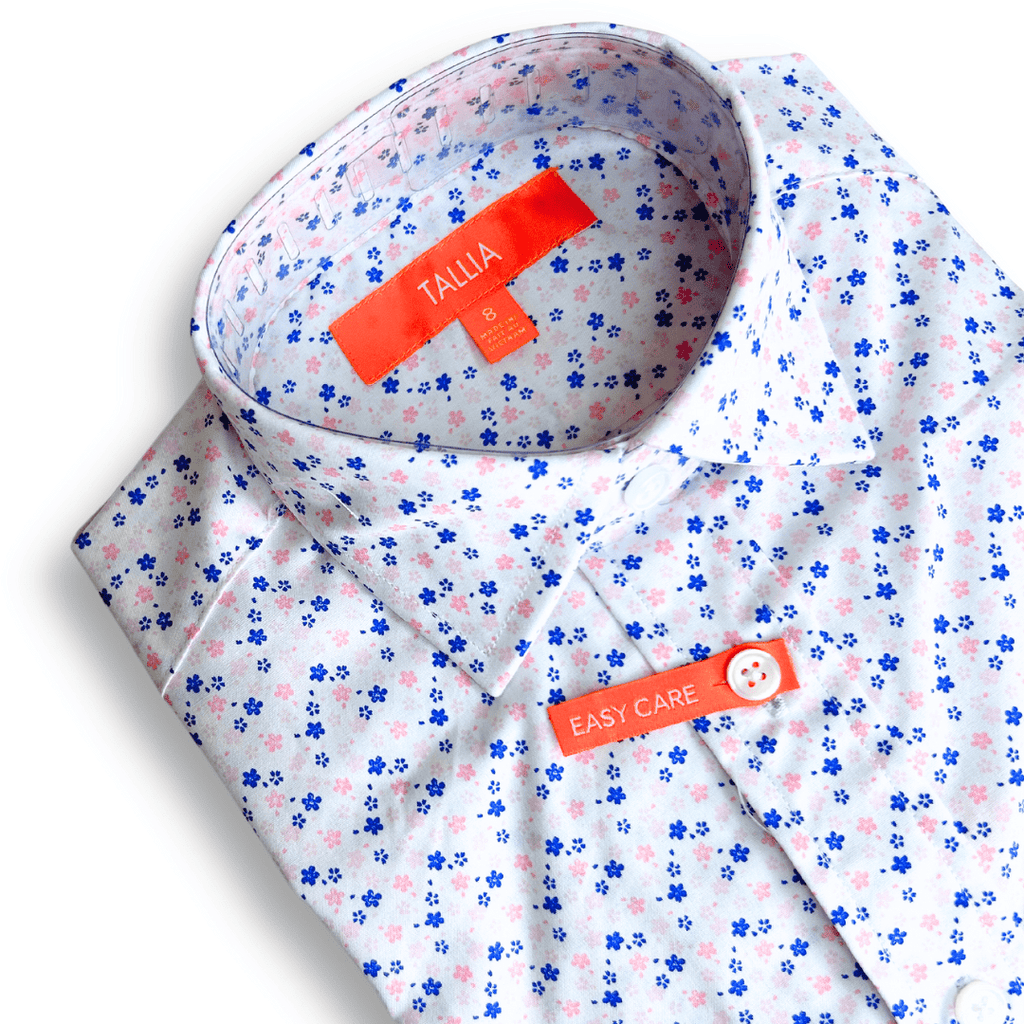Tallia Boys White/Pink Floral Dress Shirt – NorthBoys Tallia Boys White/Pink Floral Dress Shirt – NorthBoys