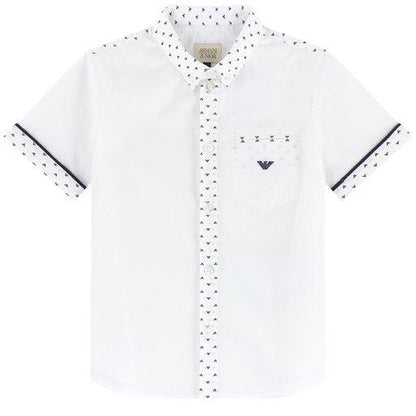 Armani Junior Shirt 181 3Z4C02 Dress Shirts Armani Junior White 14S 