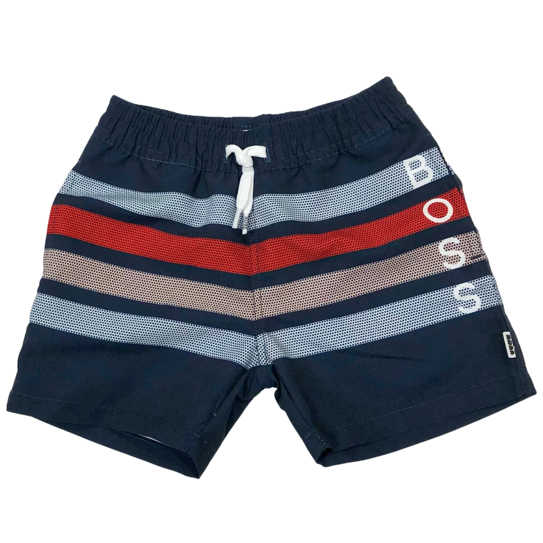 Hugo Boss Toddler Quick Dry Surfer Shorts - Striped
