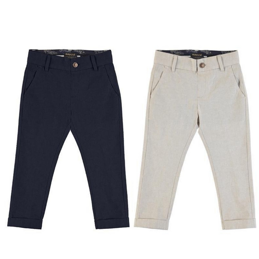 Mayoral Mini Linen Pants