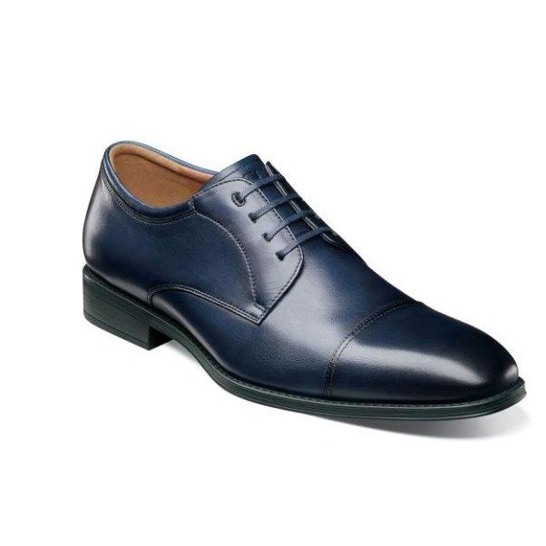 Florsheim Men's Shoe Amelio Cap Toe Oxford Footwear - Mens Florsheim Blue 10D 