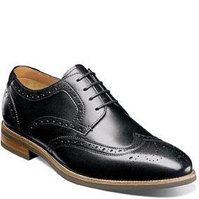 Florsheim Men's Uptown Wingtip Oxford Shoe 15170 Footwear - Mens Florsheim Black 10D 