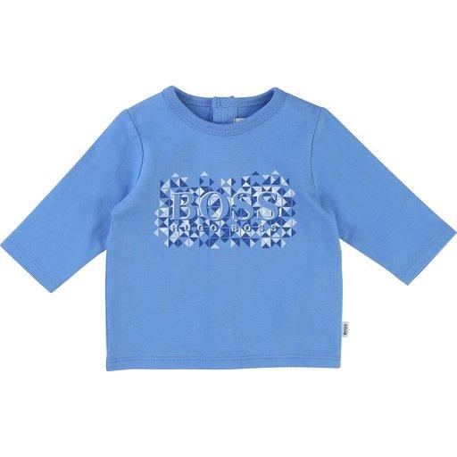 Hugo Boss Baby T-Shirt l/s 172 J95234 T-Shirts Hugo Boss Pastel Blue 9 mo 