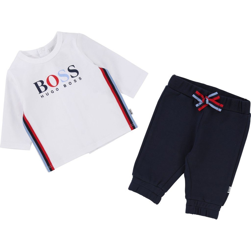 Hugo Boss Baby T-Shirt + Pant Set 182 J98225 T-Shirts Hugo Boss 