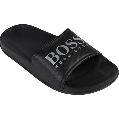 Hugo Boss Boys Aqua Slides J29F73 Footwear - Youth - Designer Hugo Boss 