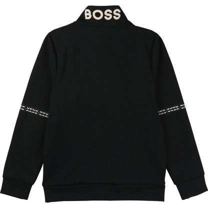 Hugo Boss Boys Black Sweatshirt Sweatshirts and Sweatpants Hugo Boss 