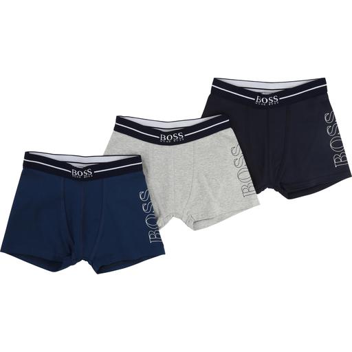 Hugo Boss Boys Boxers (Set of 3) 172 J27065 Underwear Hugo Boss Slate Blue 12R 