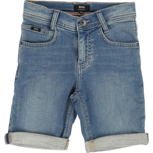 Hugo Boss Boys Denim Bermuda Shorts J24605 Shorts Hugo Boss 