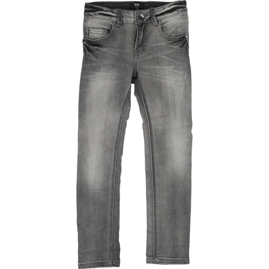 Hugo Boss Boys Grey Denim Jeans J24580 Denim Hugo Boss 