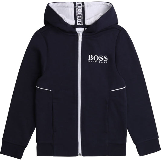 Hugo Boss Boys Navy Sweatshirt Sweatshirts and Sweatpants Hugo Boss 