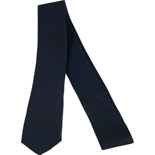 Hugo Boss Boys Navy Tie Ties Hugo Boss 