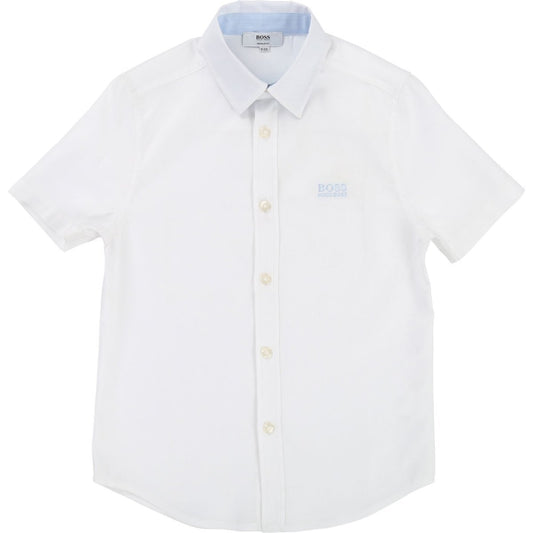 Hugo Boss Boys Short Sleeve Dress Shirt J25Z05 Dress Shirts Hugo Boss 