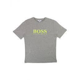 Hugo Boss Boys Short Sleeve T-Shirt J25D91 T-Shirts Hugo Boss Grey 4 