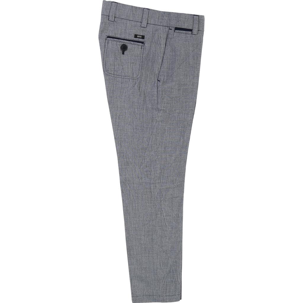 Hugo Boss Boys Slim Cotton Suit Pants J24527