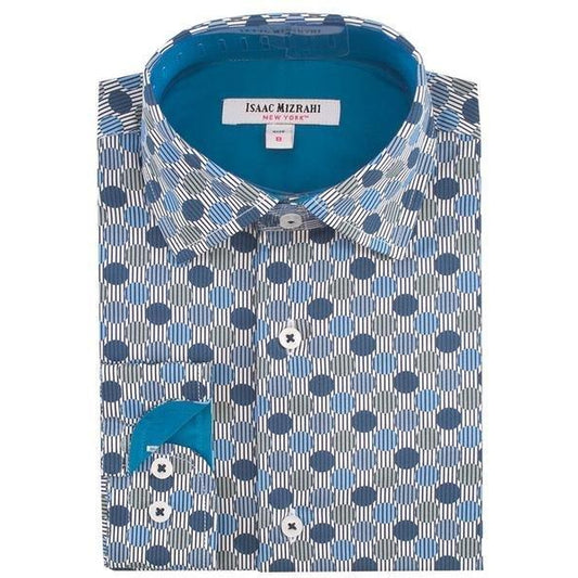 Isaac Mizrahi Boys Shirt SH9572 Dress Shirts Isaac Mizrahi 