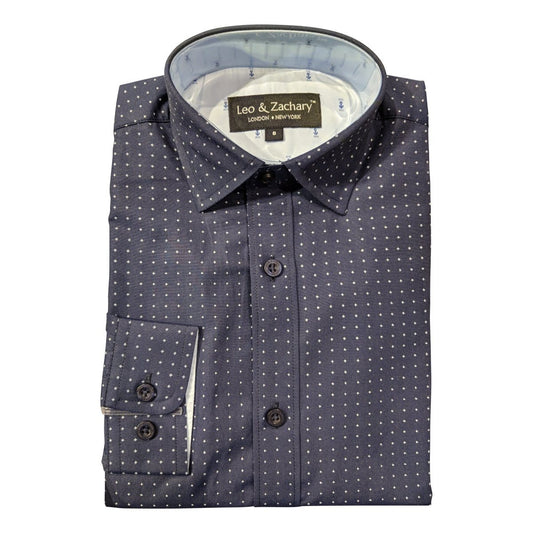 Leo & Zachary Boys Slim Shirt 181 5644 Dress Shirts Leo & Zachary 