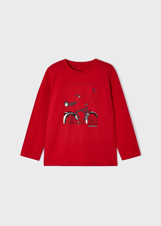 Mayoral Mini L/S Shirt _Red 4018-69