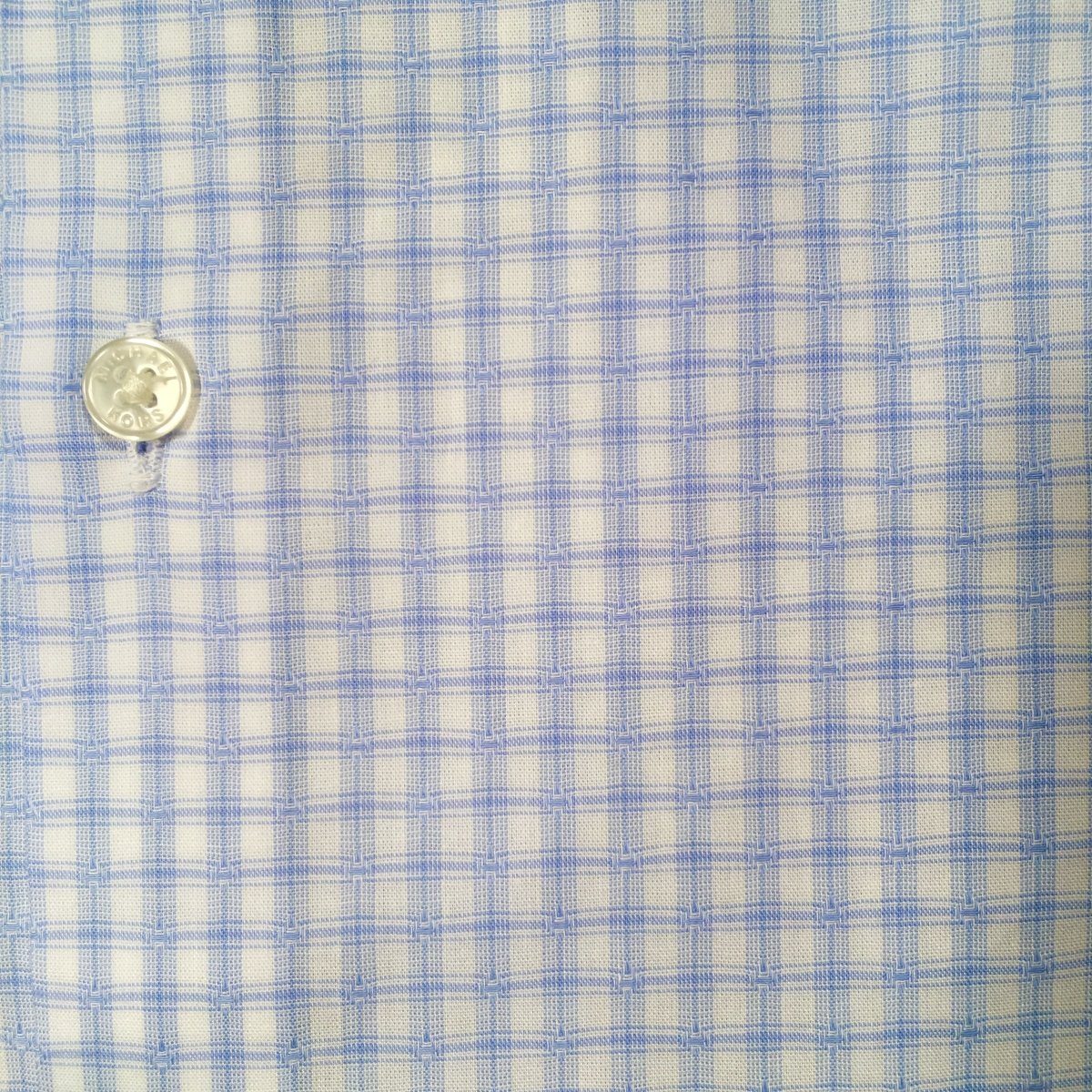 Michael Kors Boys Cotton Blue/White Check Dress Shirt Z0341 Dress Shirts Michael Kors 