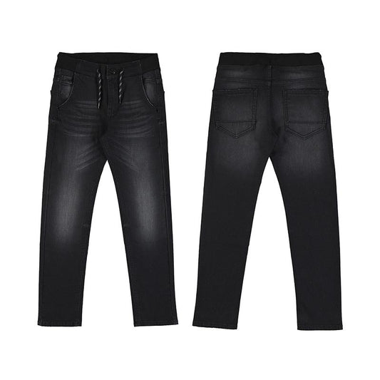 Nukutavake Soft Denim Black Joggers Denim Mayoral 